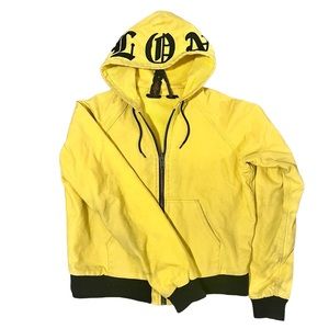 VLONE CANVAS HOODIE YELLOW